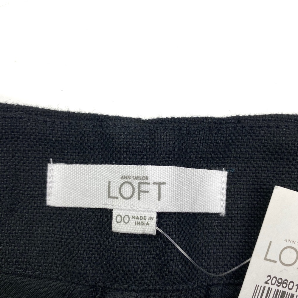LOFT The Riviera Linen Blend Cutoff Raw Hem Shorts - Picture 8 of 8